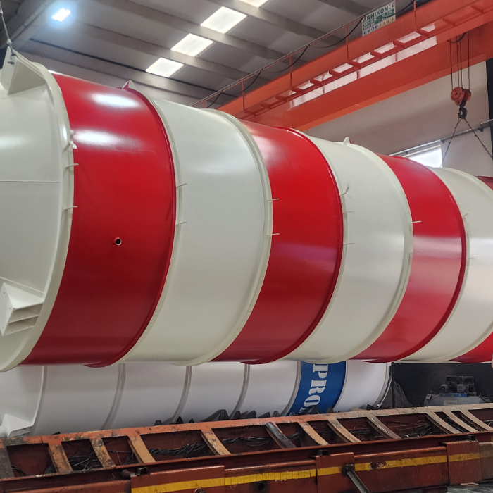 200 TON KAPASİTELİ KAYNAKLI SİLO
