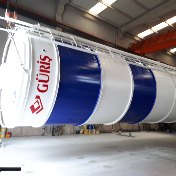 100 TON KAPASİTELİ KAYNAKLI SİLO