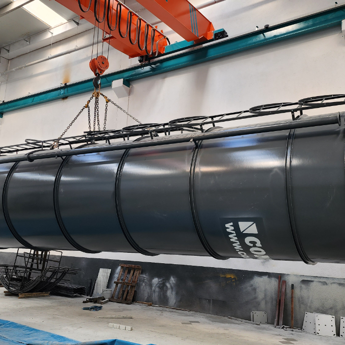 50 TON KAPASİTELİ KAYNAKLI SİLO